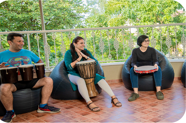 Shared spaces at Samarpan